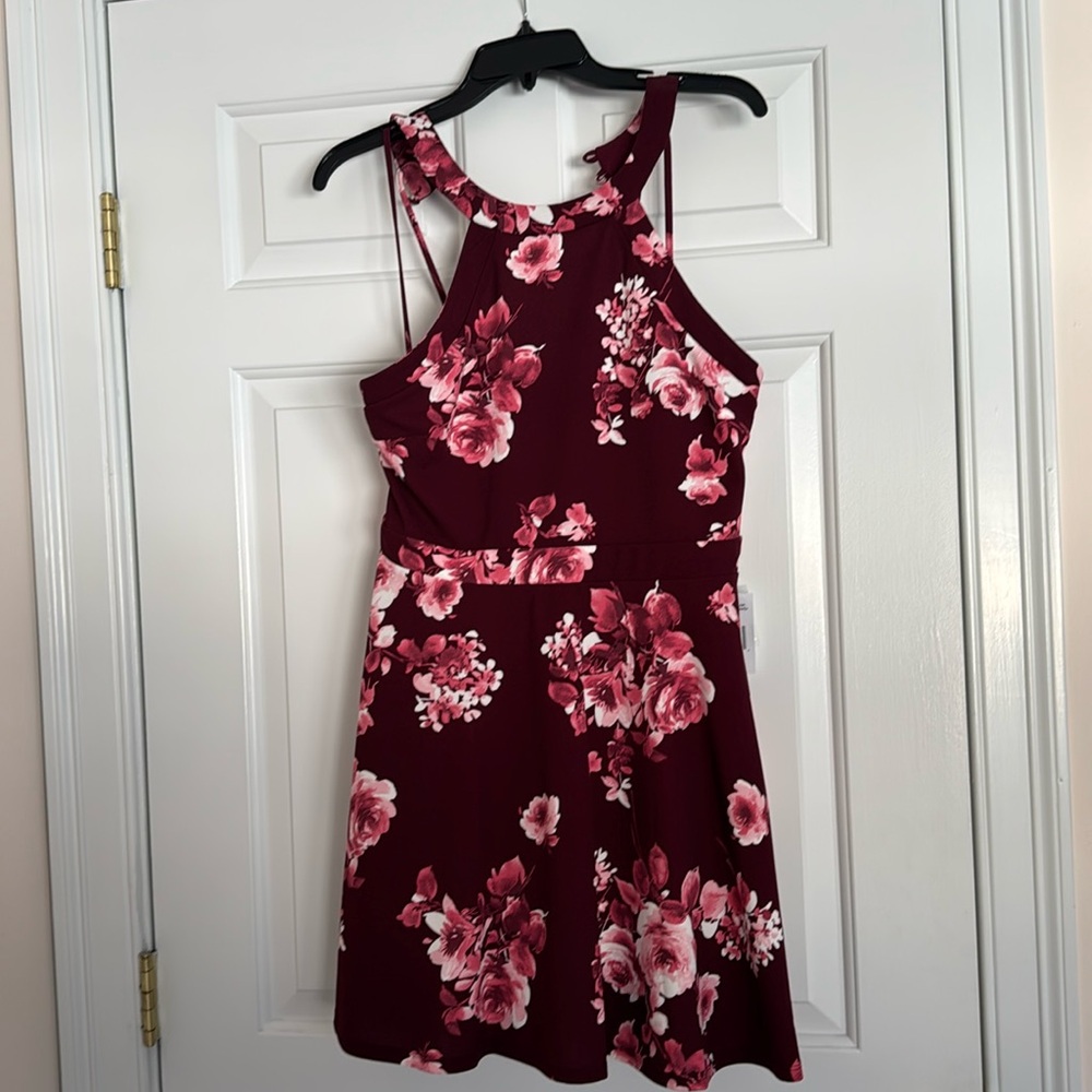 Floral semi formal dress